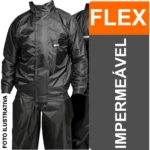 Galera Das Ofertas - Lojas - Shopee - Capa de Chuva Conjunto para Motoqueiro material Flex Impermeável