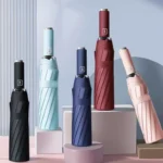 Galera Das Ofertas - Lojas - Shopee - Guarda Chuva Automático Abre E Fecha Reforçado Contra Vento Proteção Solar Blackout