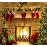 Galera Das Ofertas - Lojas - Mercado Livre - Painel Feliz Natal Retangular De Festa Em Tecido 1,8a X 2,0l