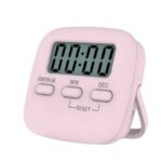 Galera das Ofertas - Loja - Shopee - Mini Timer Digital 7,5x5Cm De Cozinha Temporizador Com Alarme Branco Ou Rosa Super Prático E Fácil De Se Usar