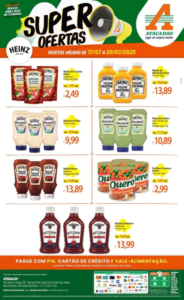 Galera das Ofertas -Atibaia Ofertas Atacadão Supermercado