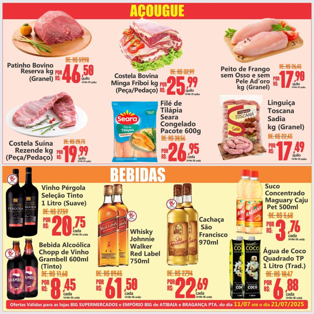 Galera das Ofertas - Ofertas Big Supermercado Atibaia