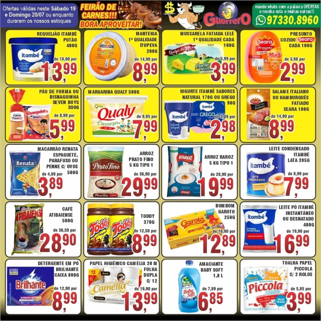 Galera das Ofertas - Atibaia Ofertas Guerrero Supermercado Atibaia
