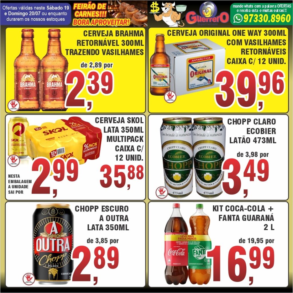 Galera das Ofertas - Atibaia Ofertas Guerrero Supermercado Atibaia
