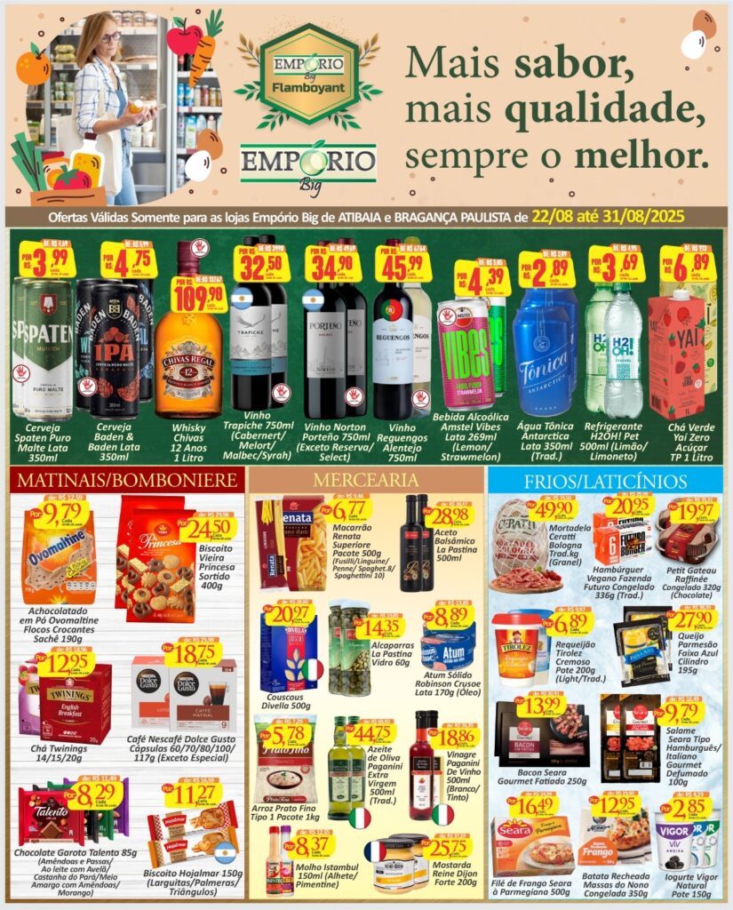 Folheto Big Empório Atibaia - [22/08/2025 a 31/08/2025] – Galera das Ofertas