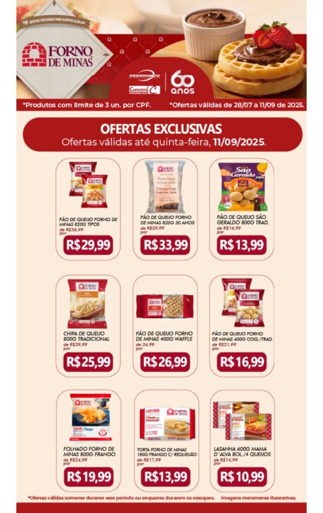 Folheto Convém Atibaia - Forno de Minas [28/08/2025 a 11/09/2025] – Galera das Ofertas