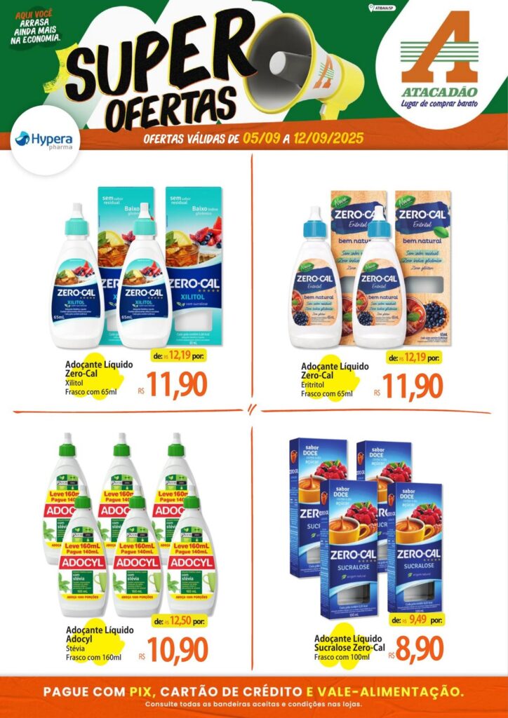Folheto Atacadão Atibaia - Super Ofertas Hypera [05/09/2025 a 12/09/2025] – Galera das Ofertas