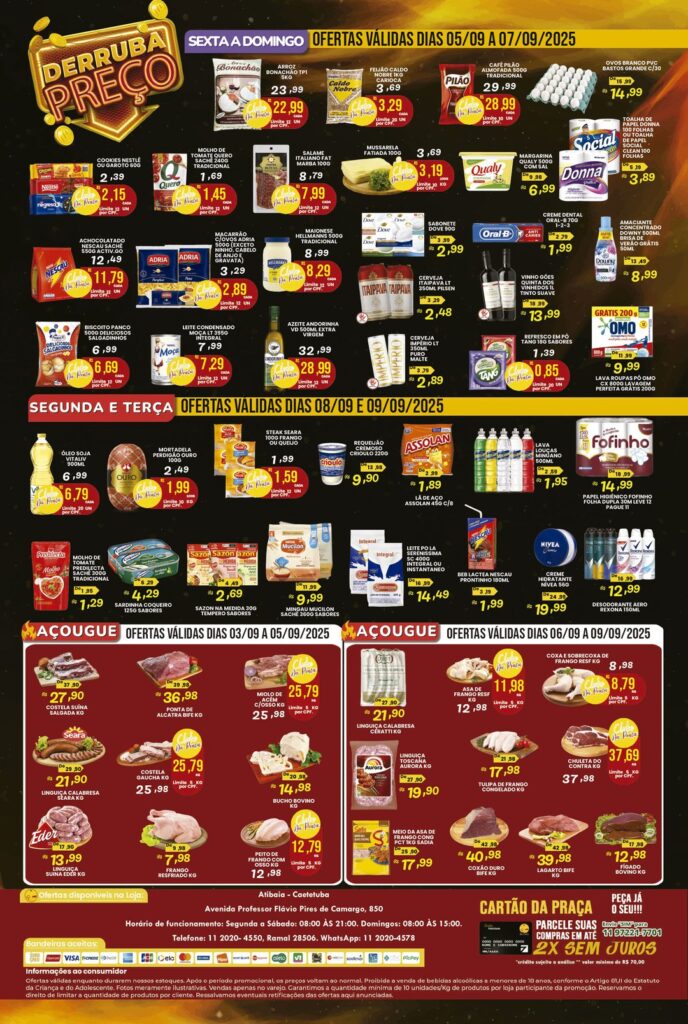 Folheto Da Praça Atibaia - Folheto [03/09/2025 a 09/09/2025] – Galera das Ofertas
