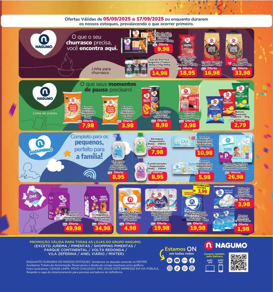 Folheto Nagumo Atibaia - Produtos Nagumo [05/09/2025 a 17/09/2025] – Galera das Ofertas