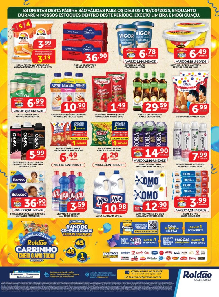 Folheto Roldão Atibaia - Terça e Quarta [09/09/2025 a 10/09/2025] – Galera das Ofertas