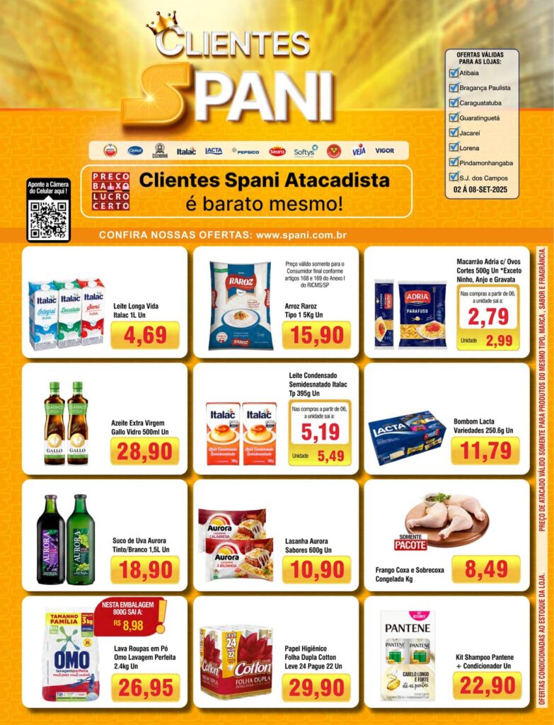 Folheto Spani Atibaia - Clientes [02/09/2025 a 08/09/2025] – Galera das Ofertas