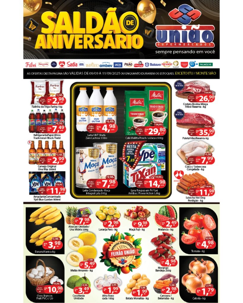 Folheto União Atibaia - Terça a Quinta [09/09/2025 a 11/09/2025] – Galera das Ofertas