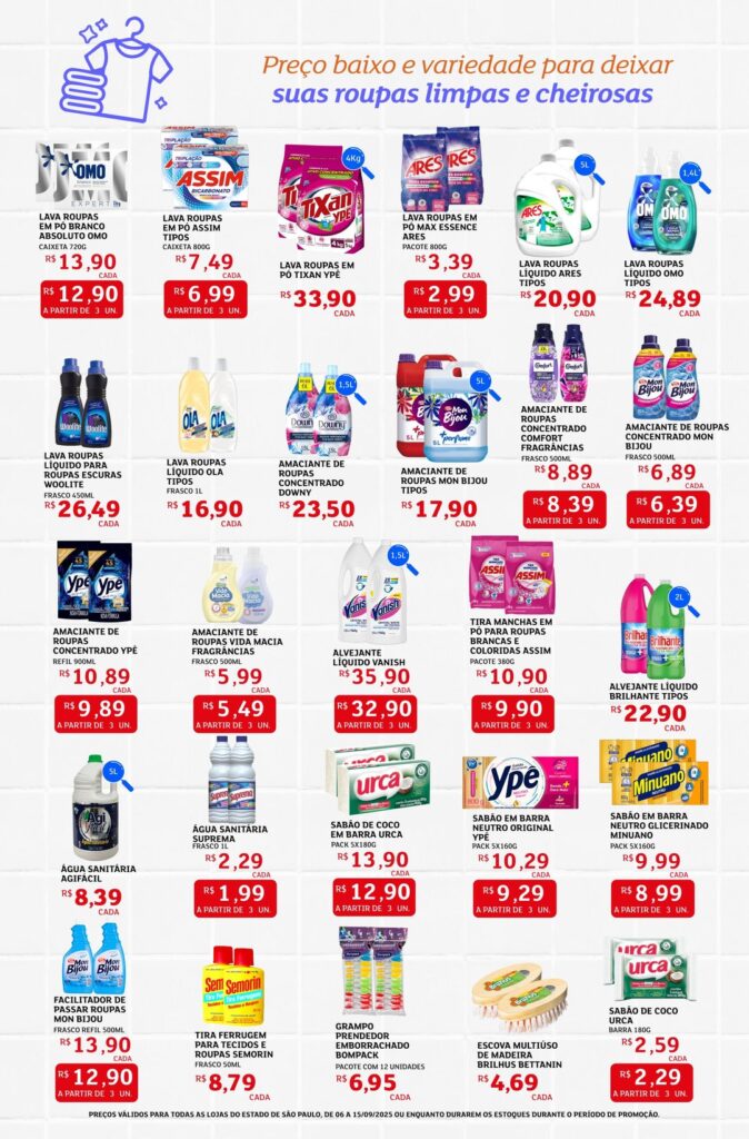 Folheto Assaí Jundiaí - Limpeza [06/09/2025 a 15/09/2025] – Galera das Ofertas
