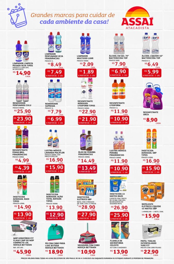 Folheto Assaí Jundiaí - Limpeza [06/09/2025 a 15/09/2025] – Galera das Ofertas