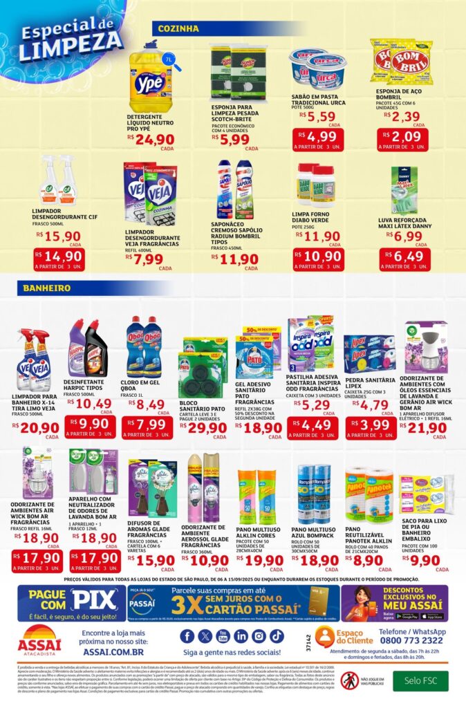 Folheto Assaí Jundiaí - Limpeza [06/09/2025 a 15/09/2025] – Galera das Ofertas