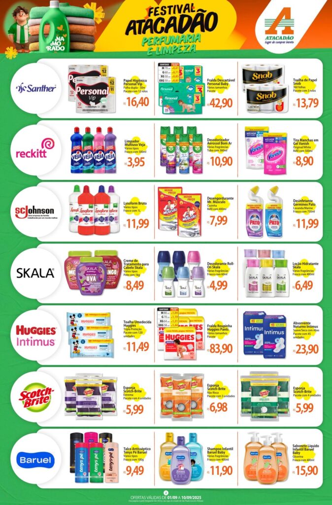 Folheto Atacadão Jundiaí - Limpeza e Perfumaria [01/09/2025 a 10/09/2025] – Galera das Ofertas