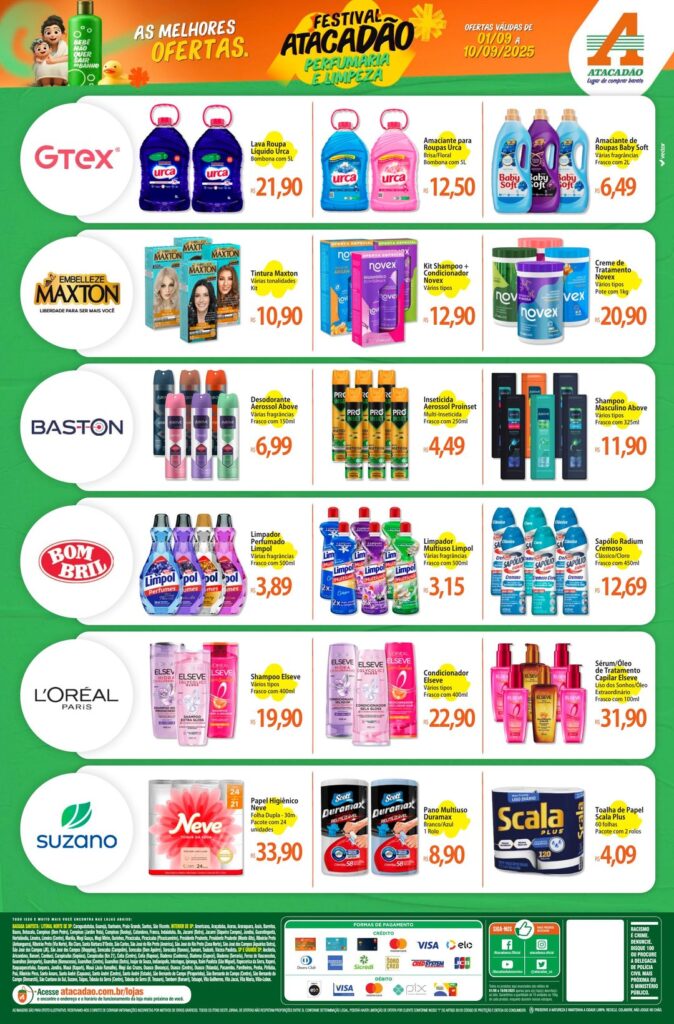 Folheto Atacadão Jundiaí - Limpeza e Perfumaria [01/09/2025 a 10/09/2025] – Galera das Ofertas