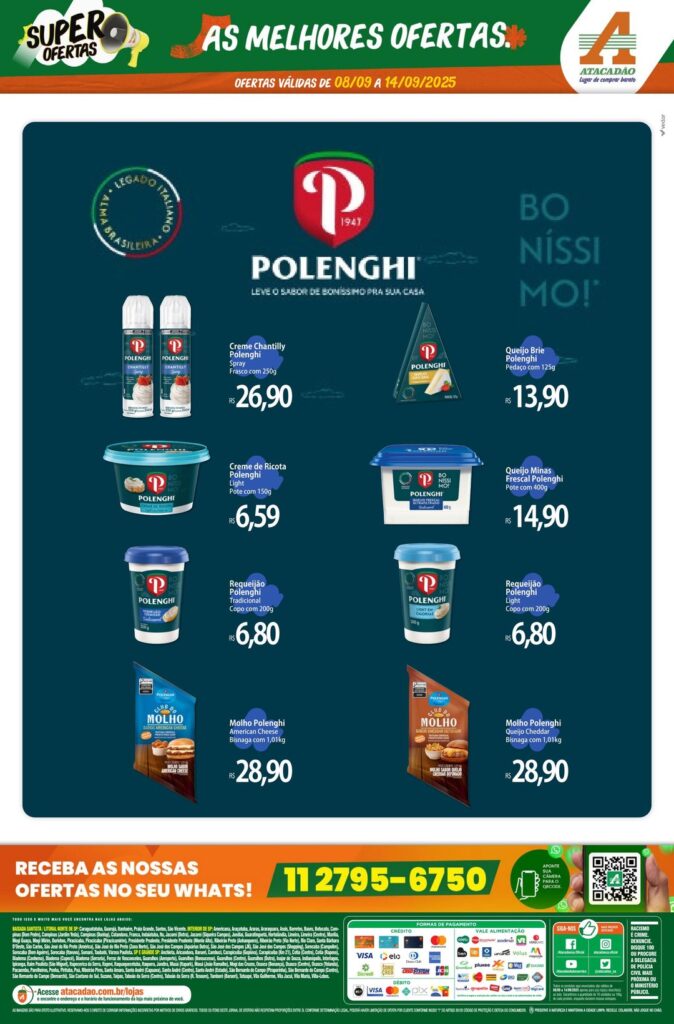 Folheto Atacadão Jundiaí - Polenguinho [08/09/2025 a 14/09/2025] – Galera das Ofertas