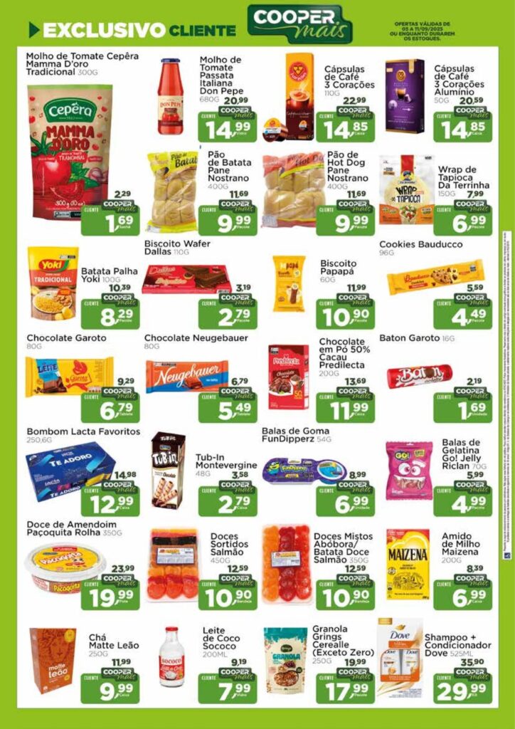 Folheto Coopercica Jundiaí - Exclusivo Cliente [05/09/2025 a 11/09/2025] – Galera das Ofertas