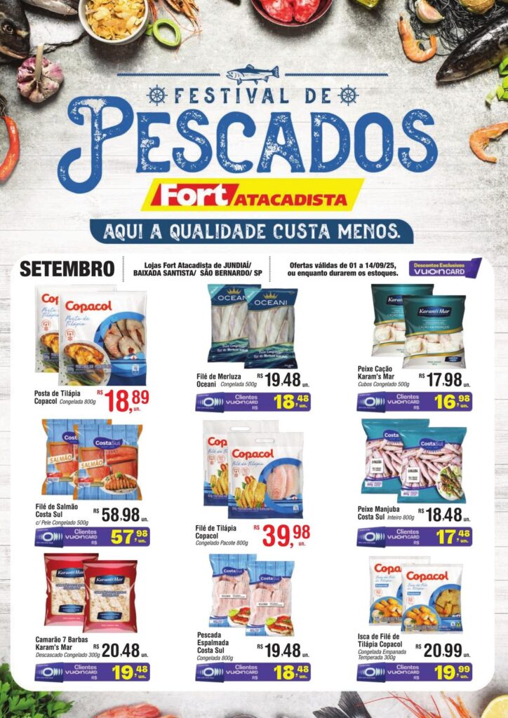 Folheto Fort Jundiaí - Pescado [01/09/2025 a 14/09/2025] – Galera das Ofertas