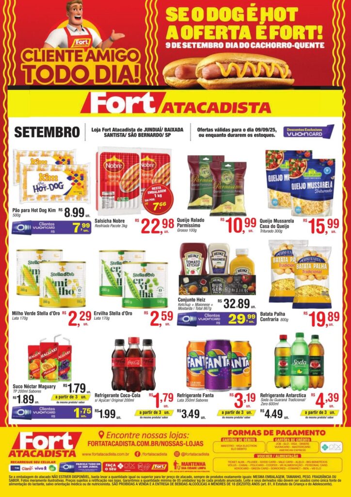 Folheto Fort Jundiaí - Cachorro Quente [09/09/2025 a 09/09/2025] – Galera das Ofertas