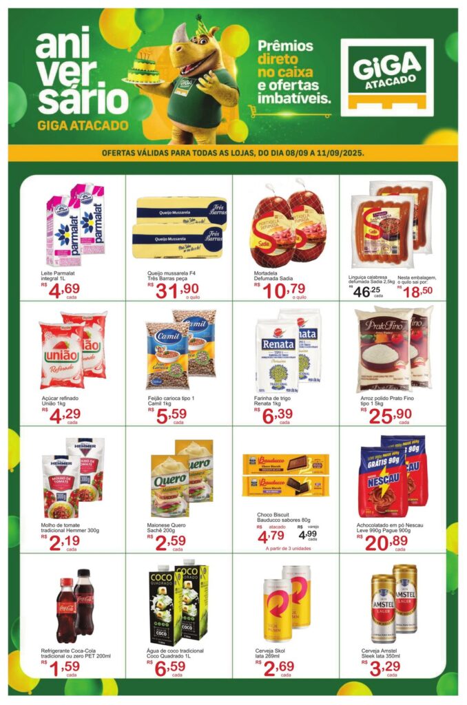 Folheto Giga Jundiaí - Aniversário [08/09/2025 a 11/09/2025] – Galera das Ofertas