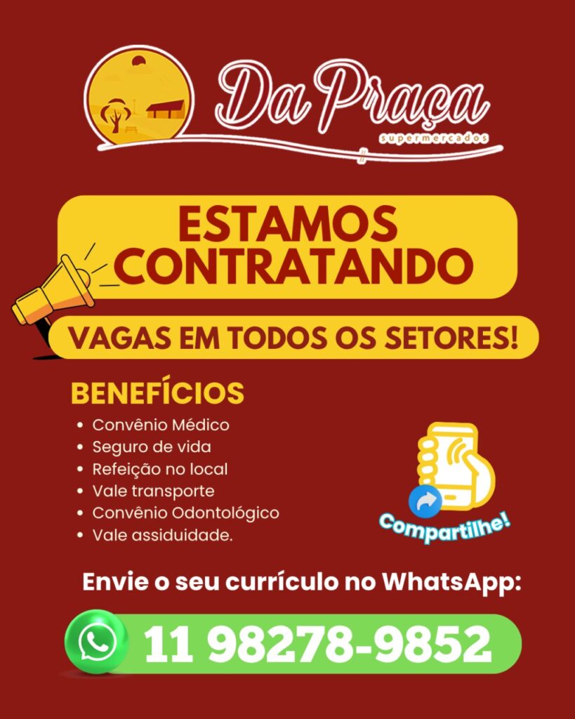 Folheto Dapraca Atibaia - Vagas De Emprego [04/12/2025 a 31/12/2026] – Galera das Ofertas