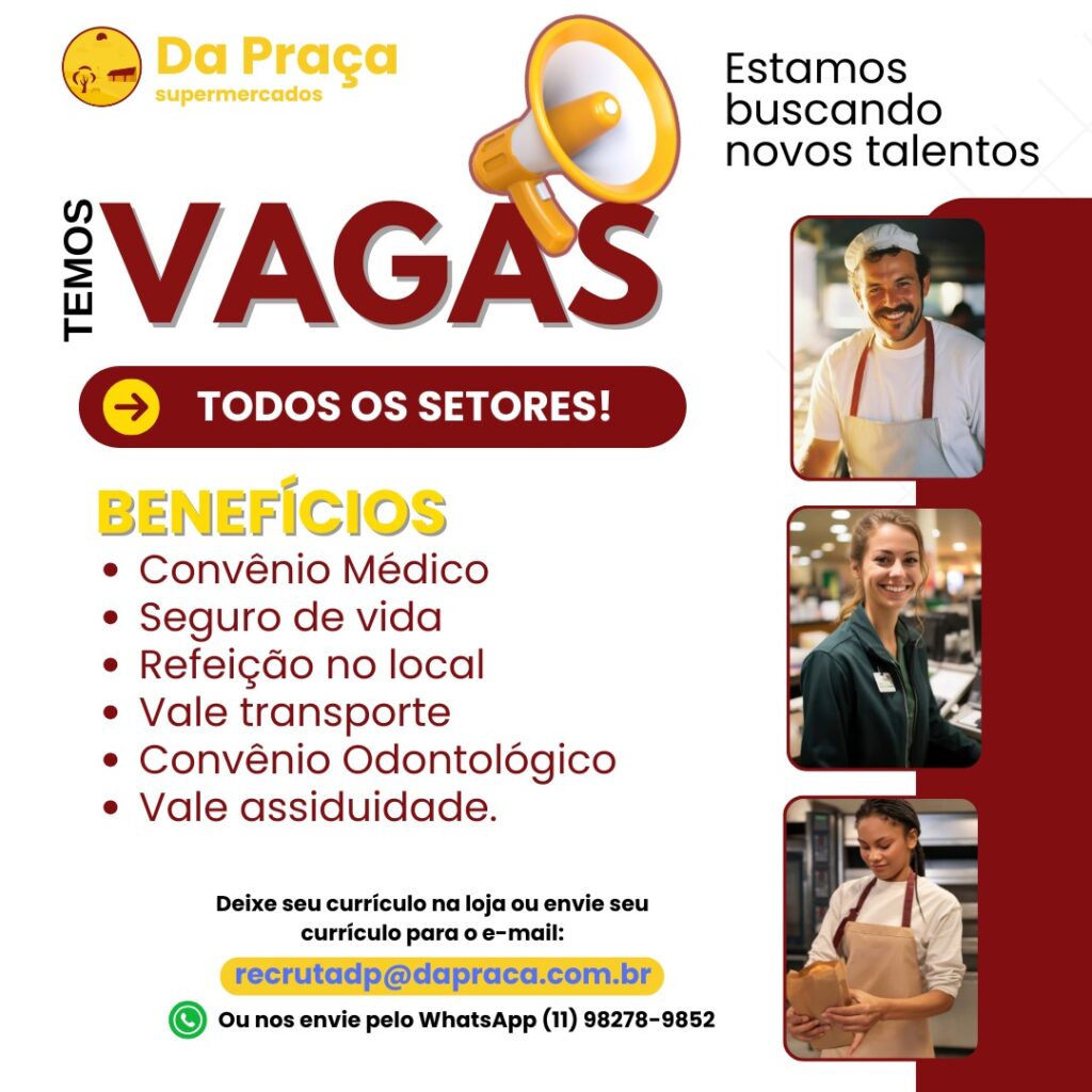 Folheto Dapraca Atibaia - Vagas De Emprego [04/12/2025 a 31/12/2026] – Galera das Ofertas