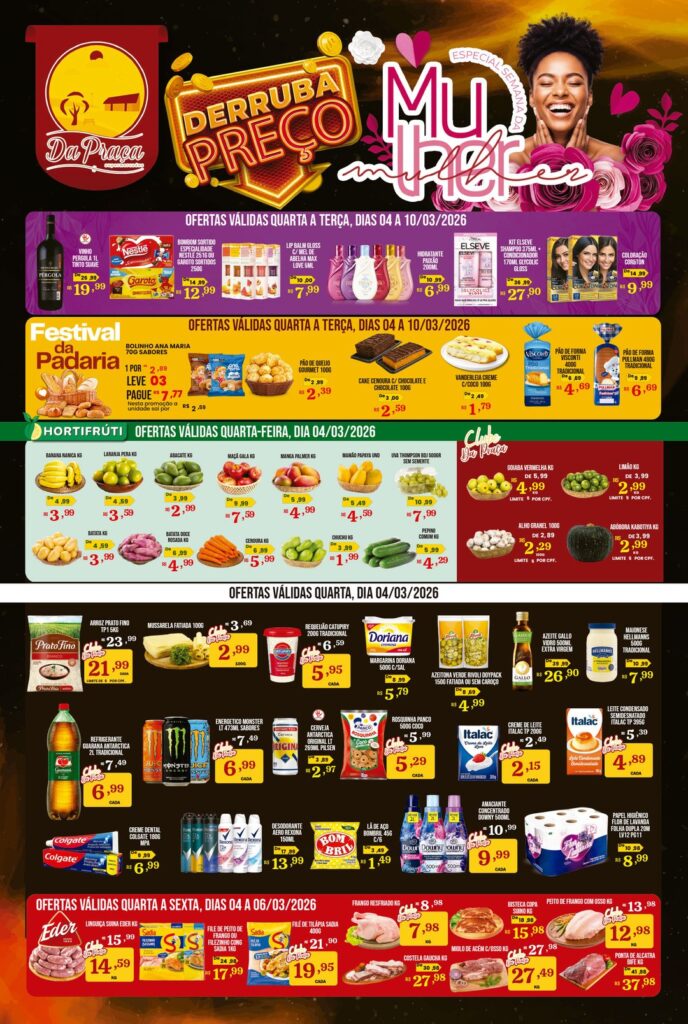 Folheto Dapraca Atibaia - Derruba Preço [04/03/2026 a 10/03/2026] – Galera das Ofertas