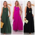 Shopee - Vestido Feminino Longuete