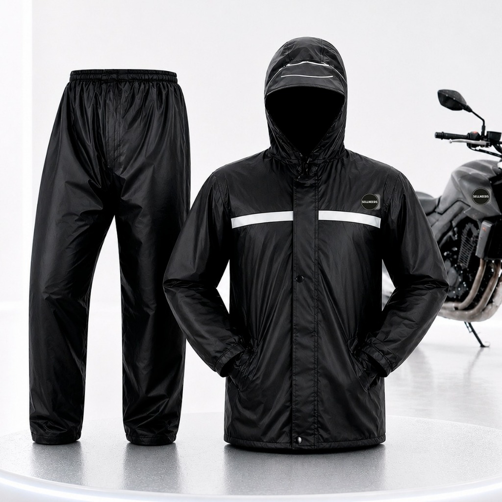 Capa De Chuva Moto Motoqueiro Impermeável Reforçada | Shopee Brasil
