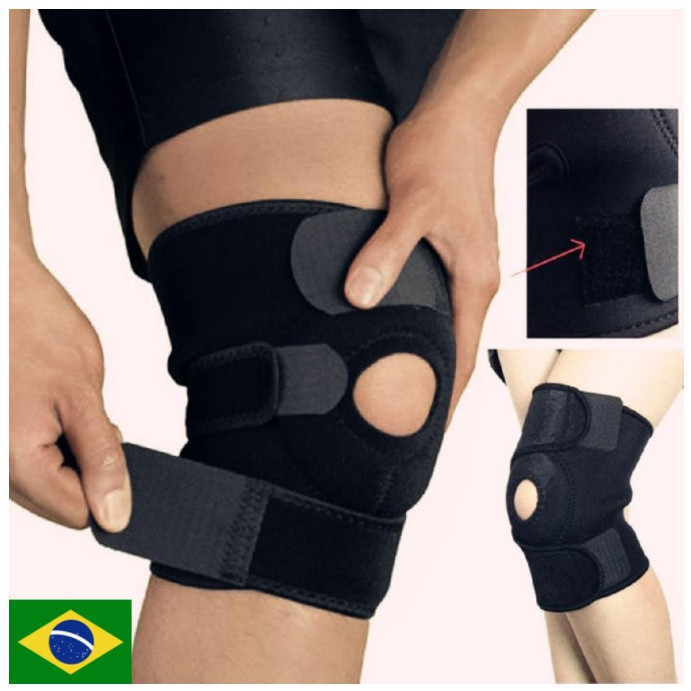Joelheira Compressão Ortopedica Articulada Apoio Reforçado | Shopee Brasil