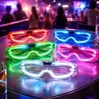 10 Óculos Led Neon Pisca Festas Balada Formatura Aniversario