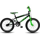 Bicicleta Aro 20 BMX aero cross infantil GT Sprint Cross R20 Freio V-Brake Preto e Verde