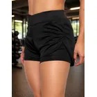 Short Duplo Compressão Fitness Bermuda Academia Feminino