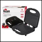Sanduicheira Grill 2 Em 1 Kian Preta Elétrica 750w Cor Preto,Seu Mixto Quente Ultra Rápido, e Outros Petiscos
