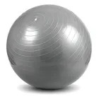 Bola Pilates Yoga Fitness 75 Cm S/ Bomba Abdominal Ginastica Cor Cinza
