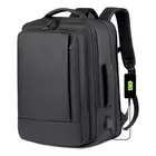 Mochila Dos Homens Com Faixa Impermeável Para Expansão